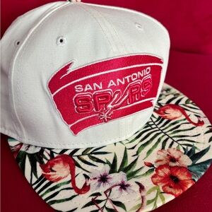New Era San Antonio Spurs Basketball NBA Snapback Hat Tropical Floral